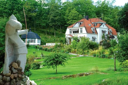 Bild av trädgården