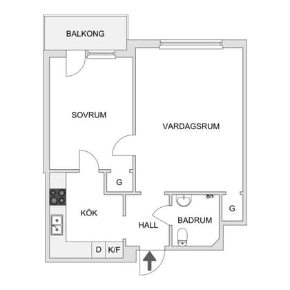 Kungsklippan 12, Kungsholmen Nedre