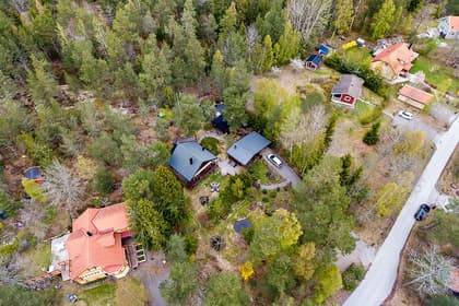 Bild av trädgården