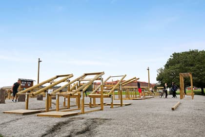 Bild av trädgården