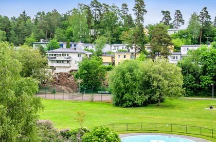 Bild av trädgården