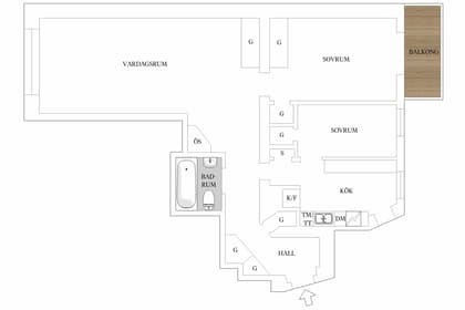 Gibraltargatan 8, Nedre Johanneberg