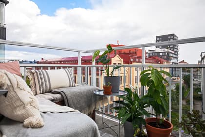 Balkong eller utsiktsbild