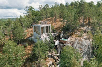 Bild av trädgården