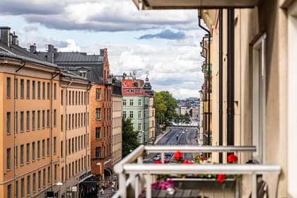 Balkong eller utsiktsbild