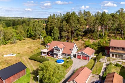 Bild av trädgården