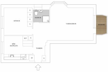 Måsvägen 12C, Väster