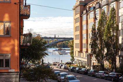 Balkong eller utsiktsbild