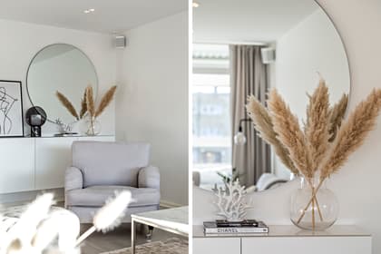 Hallasvängen 19B, Väster