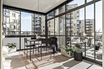 Balkong eller utsiktsbild