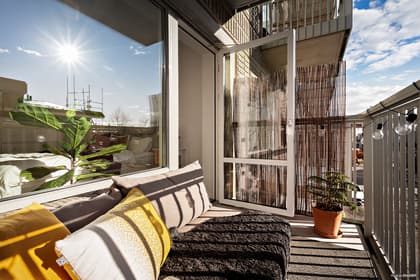 Balkong eller utsiktsbild