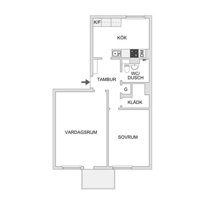 Falkenbergsgatan 11C, Fredriksdal