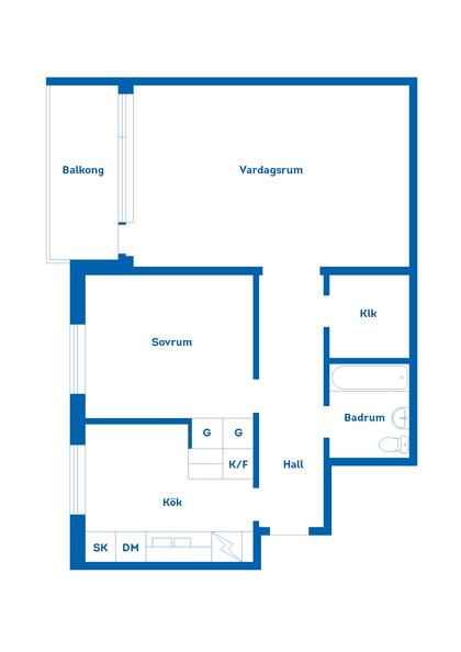 Eleonoragatan 7B, Norr