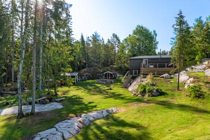 Bild av trädgården