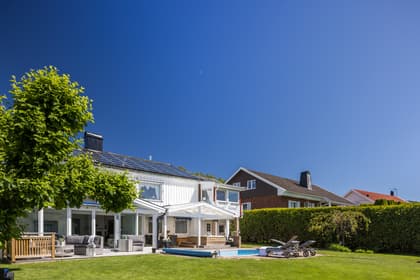 Bild av trädgården