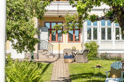 Bild av trädgården