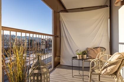 Balkong eller utsiktsbild