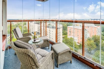 Balkong eller utsiktsbild