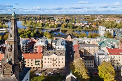 Bild av trädgården