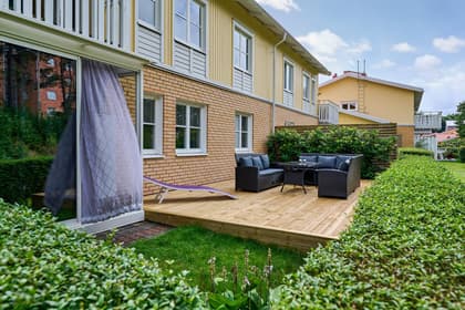 Bild av trädgården