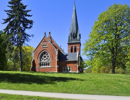 Bild av trädgården