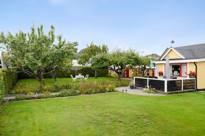 Bild av trädgården