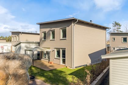 Bild av trädgården