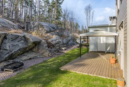 Bild av trädgården