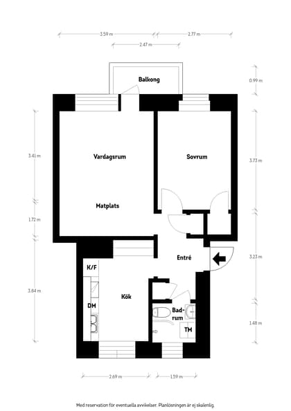 Skillnadsgatan 58A, Örgryte