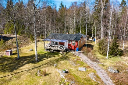 Bild av trädgården