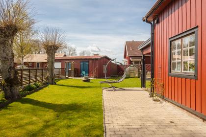 Bild av trädgården