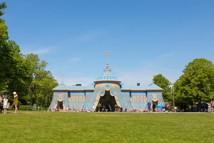 Bild av trädgården