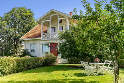 Bild av trädgården