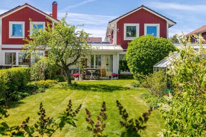 Bild av trädgården