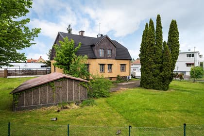 Bild av trädgården