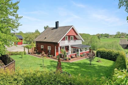 Bild av trädgården