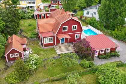 Bild av trädgården