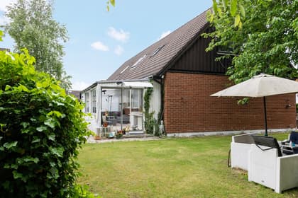 Bild av trädgården