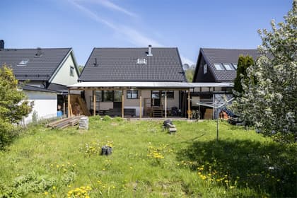 Bild av trädgården