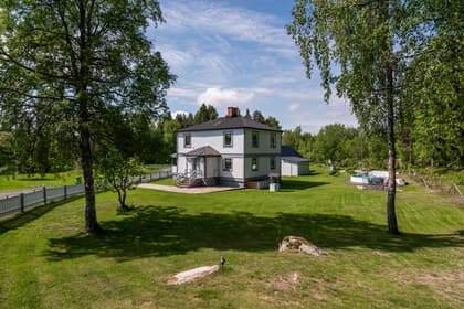 Bild av trädgården