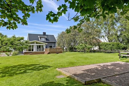 Bild av trädgården