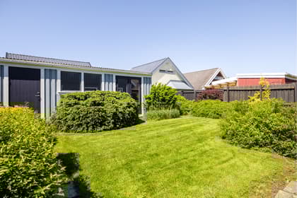 Bild av trädgården