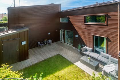 Bild av trädgården