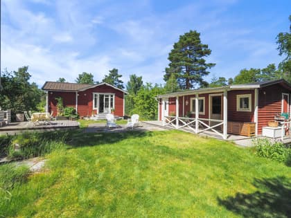 Bild av trädgården