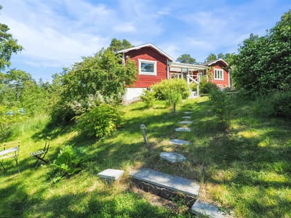 Bild av trädgården