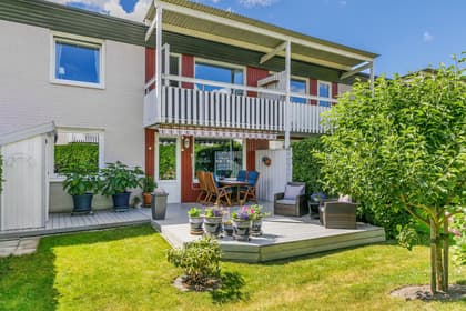 Bild av trädgården