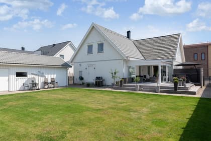 Bild av trädgården