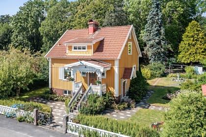 Bild av trädgården