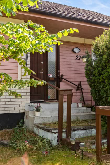 Bild av trädgården