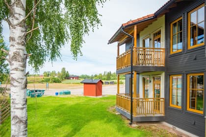 Bild av trädgården